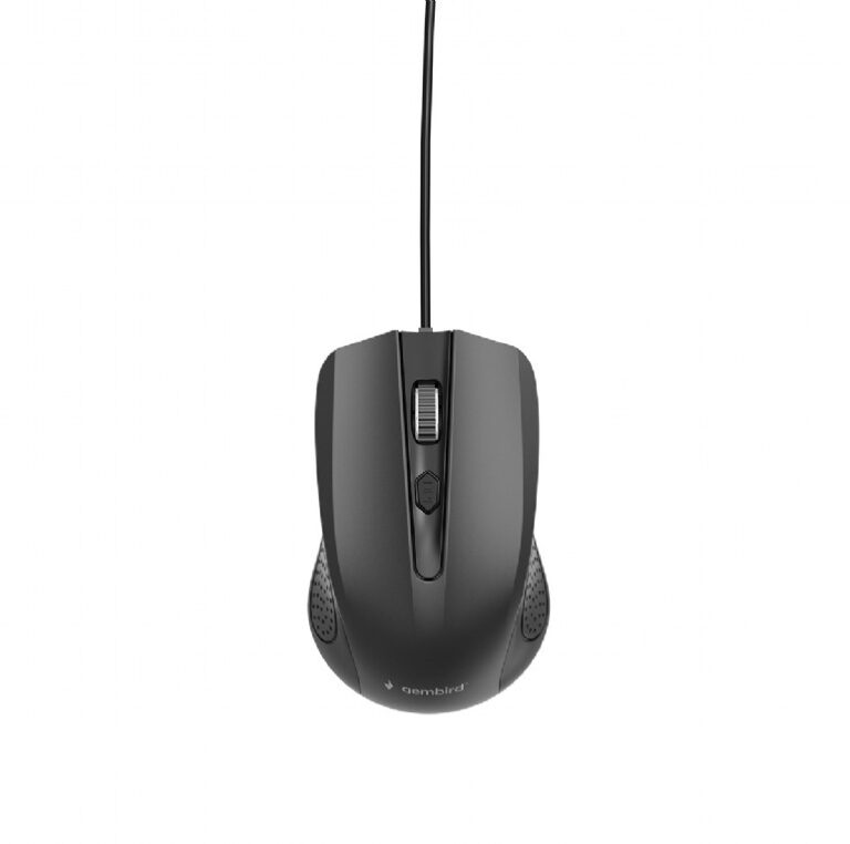 GEMBIRD WIRED USB OPTICAL MOUSE BLACK