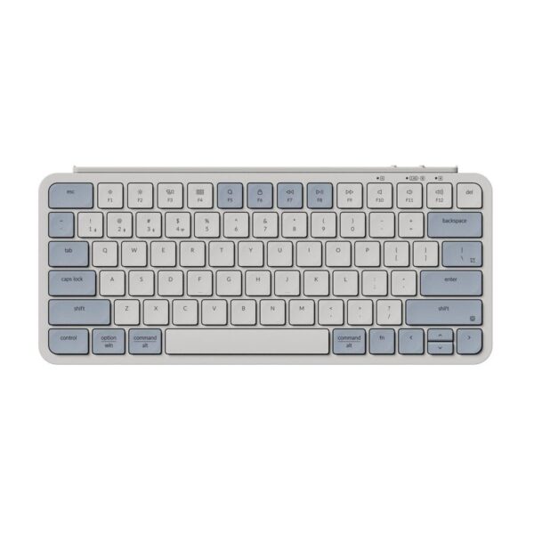 Keychron B1 Pro (B1P-K11) Ultraslim Mini Wireless BT Keyboard ZMK Online customize Retro Blue 75% US