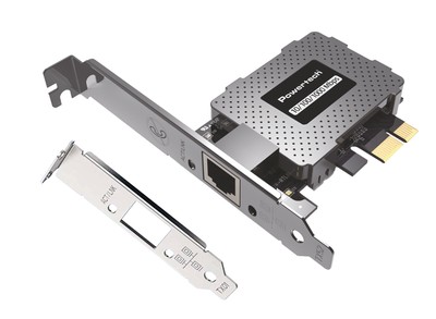 POWERTECH κάρτα επέκτασης δικτύου PCIe σε RJ45 PT-1453