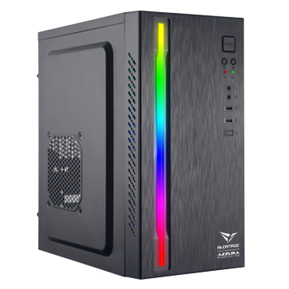 ALCATROZ FULL ATX PC CASE WITH PSU AZZURA MILLENIA PRO I RGB BLACK