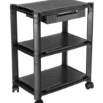 BRATECK ραφιέρα δαπέδου AMS-5L με ροδάκια