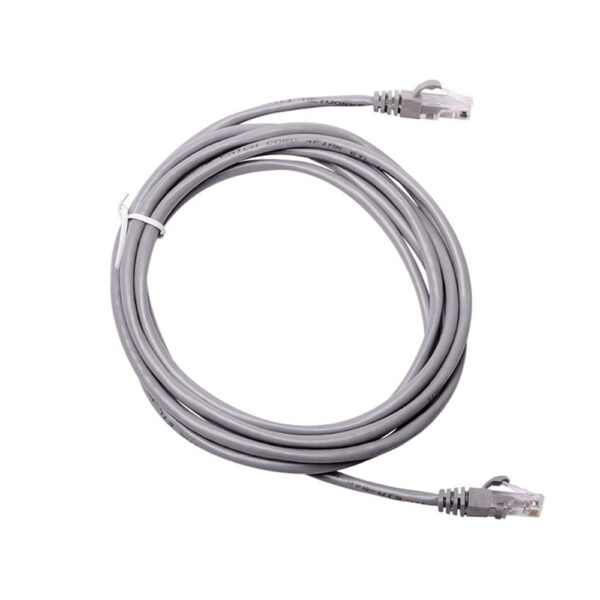 CABLEXPERT CAT5 UTP CABLE PATCH CORD MOLDED STRAIN RELIEF 50u PLUGS GREY  7