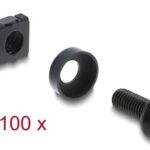 DELOCK σετ βίδες με παξιμάδια 42434 για rack