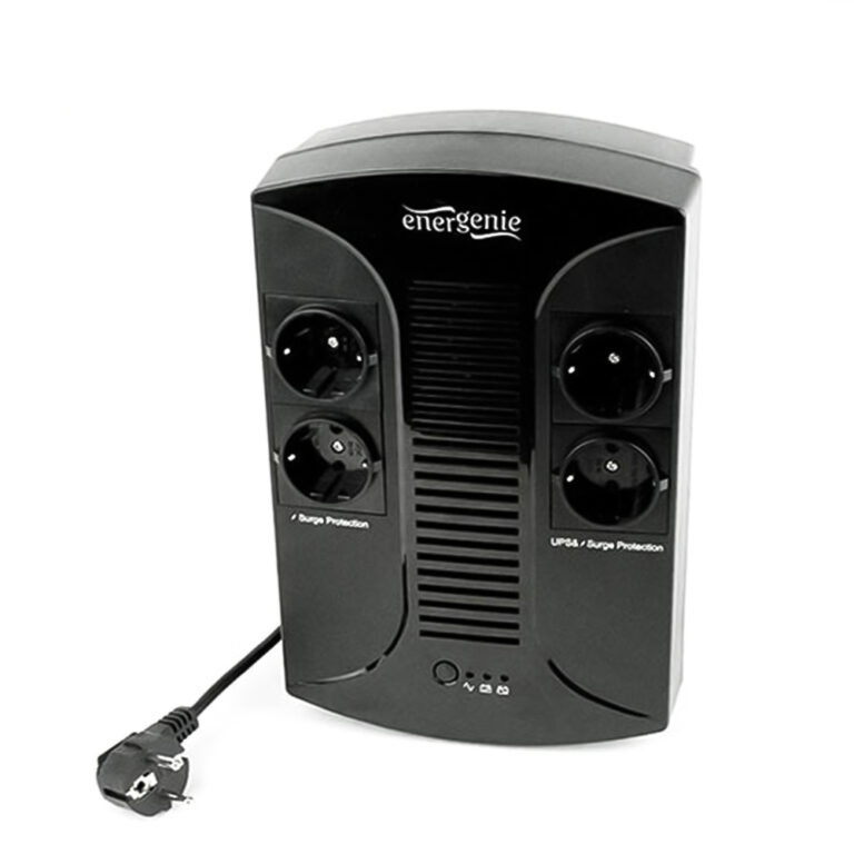 ENERGENIE 650VA UPS WITH AVR AND 4 EXTRA SOCKETS