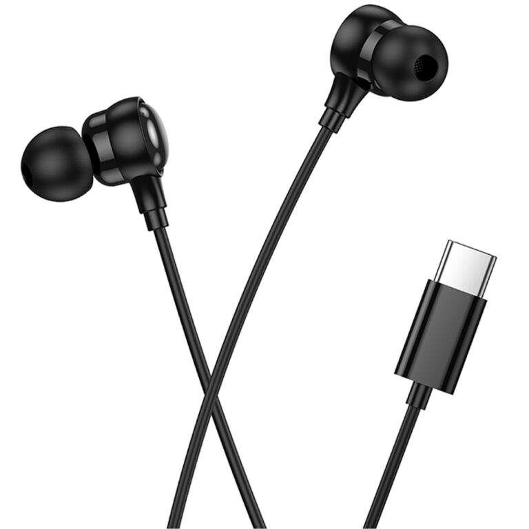 Hands Free Hoco M116 Benevolent Stereo USB-C με Μικρόφωνο 1.2m Μαύρα