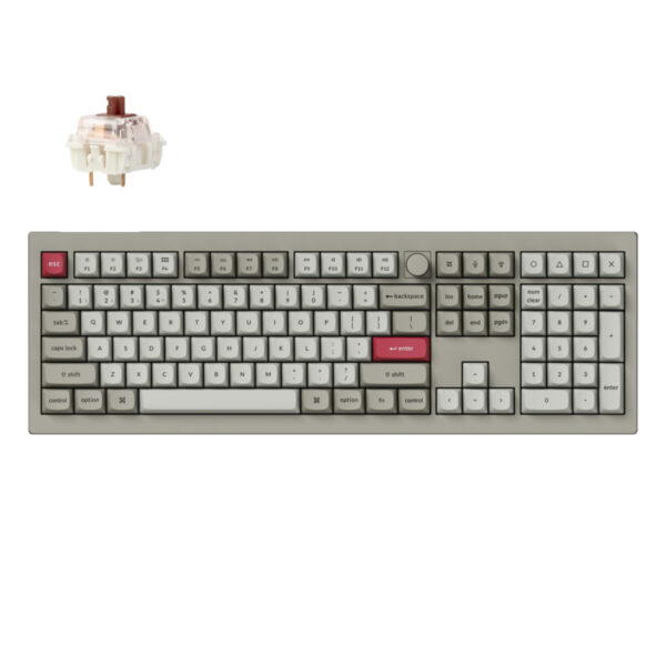 Keychron V6 Max Retro (V6M-R3) QMK/VIA BT/2