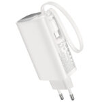 Power Bank Hoco J148 Handy 5000mAh PD20W QC3.0A Φορτιστής με 1xUSB-C και Καλώδιο Type-C Λευκό
