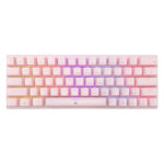 WHITE SHARK MECHANICAL KEYBOARD GK-002421V2 US BLUE SWITCH WAKIZASHI-2 PINK