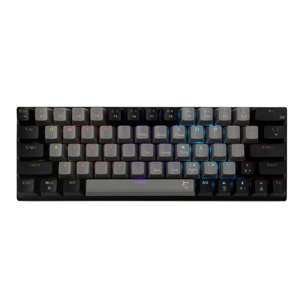 WHITE SHARK MECHANICAL KEYBOARD GK-002721V2 US BLUE SWITCH WAKIZASHI-2 GREY/BLACK