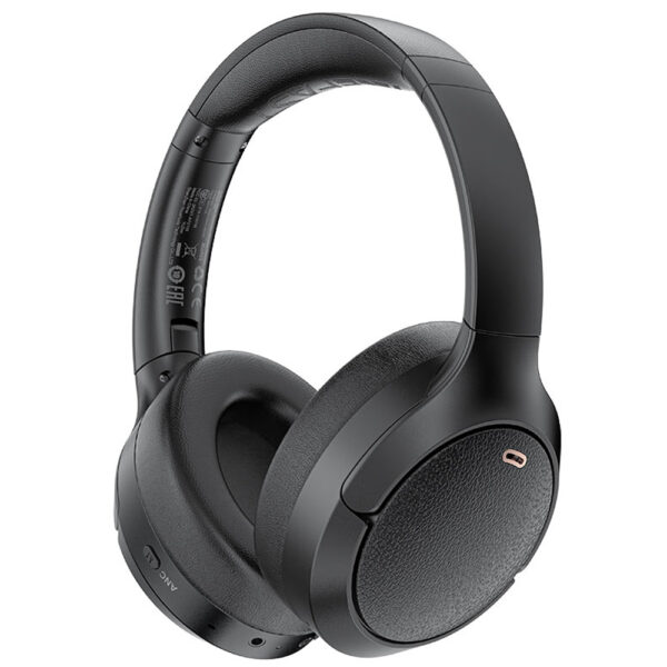 Wireless Ακουστικά Stereo Acefast H6 500mAh v5.3 Hi-Fi 30dB ANC AUX USB-C IPX4 Μαύρα