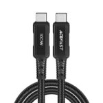 Καλώδιο σύνδεσης Acefast C4-03 USB-C σε USB-C Braided 5.0A 100W 2m Μαύρο