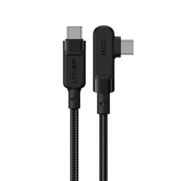 Καλώδιο σύνδεσης Acefast C5-03 Braided USB-C σε USB-C 5A 100W 2m Μαύρο