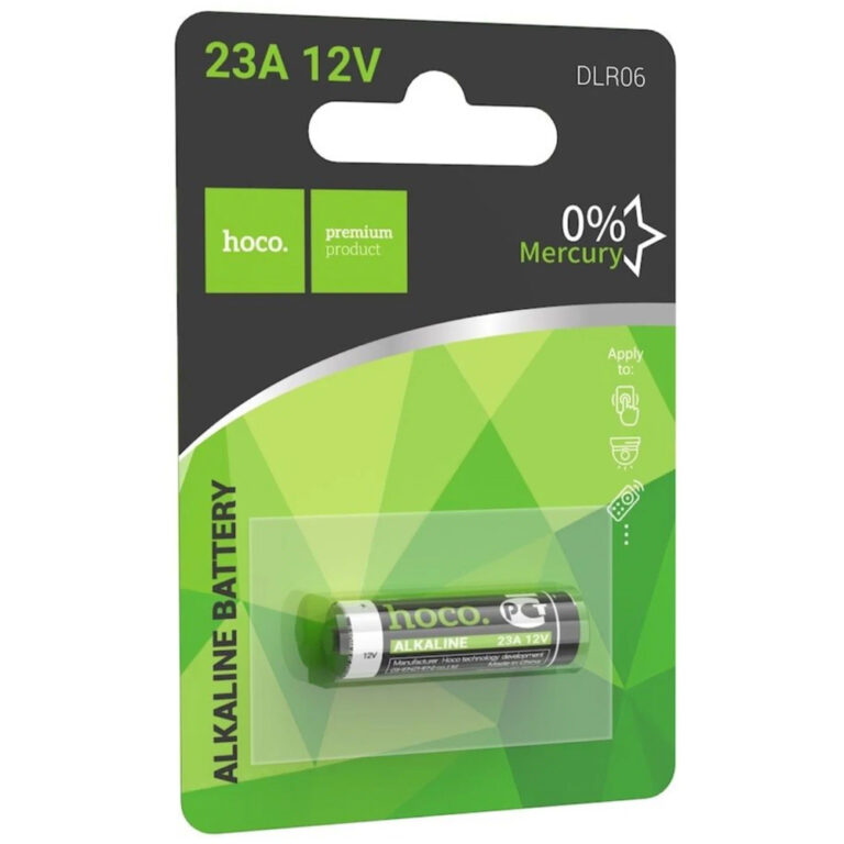 Μπαταρία Αλκαλική Hoco DLR06 A23/23A/23GA/A23/E23A/GP23A/K23A/L1028/LR23A/LRV08/LRVO8/MN21/MS21/V23/V23GA/VR22 12V Τεμ. 1