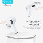 CELEBRAT earphones με θήκη φόρτισης C300 Pro, True Wireless, 13mm, 30/300mAh, λευκά - Image 6