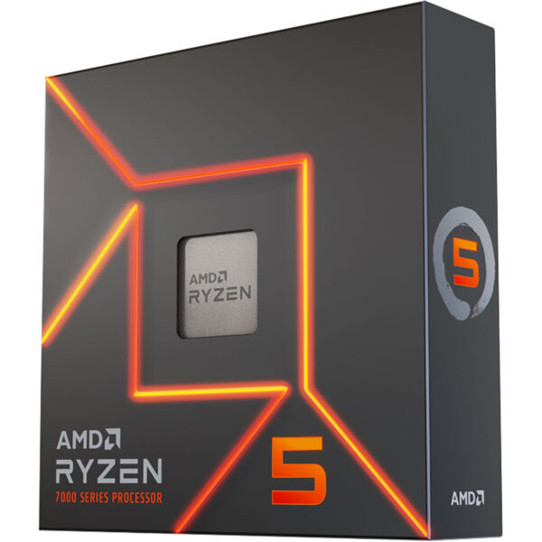 CPU AMD Ryzen 5 7600X 4.7GHz up to 5.3GHz 6C/12T