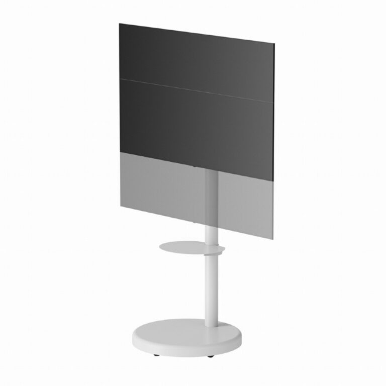 GEMBIRD METAL TV STAND WITH CASTER WHEELS 37'-86' MAX VESA 600x400 WHITE