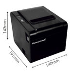 POWERTECH θερμικός εκτυπωτής αποδείξεων PT-1506, USB/Ethernet/Serial, auto cutter, μαύρος - Image 6