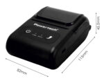 POWERTECH φορητός θερμικός εκτυπωτής αποδείξεων PT-1508, USB-C/Bluetooth, μαύρος - Image 5
