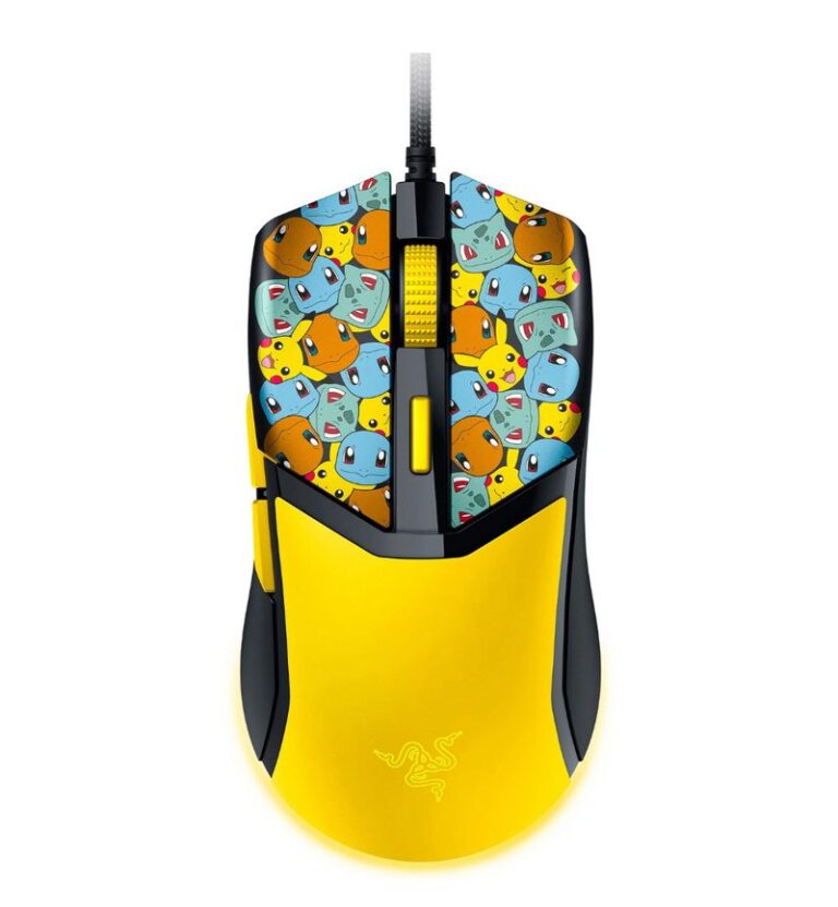 Razer COBRA - Pokemon Kanto Starters Ed.- 58g Lightweight Gaming Mouse - RGB UNDERGLOW - 8500 DPI