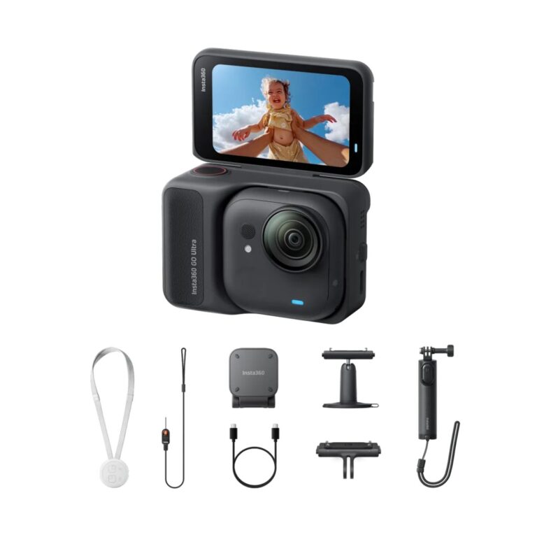 Insta360 GO Ultra Creator Bundle Midnight Black - Mini 2-in-1 Tripod