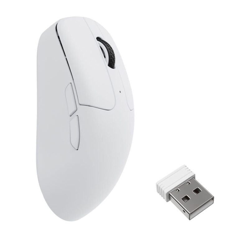 Keychron M2 8k (M2-A24) White Wireless Optical Mouse - 8K Polling Rate Ultra-lightweight