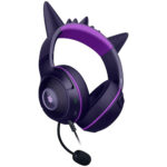 Kraken Kitty V2 Gengar Pokemon Ed. – RGB – USB 7.1 Gaming Headset – Purple Ears – PC / PS5 / SWITCH - Image 2