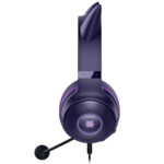 Kraken Kitty V2 Gengar Pokemon Ed. – RGB – USB 7.1 Gaming Headset – Purple Ears – PC / PS5 / SWITCH - Image 3