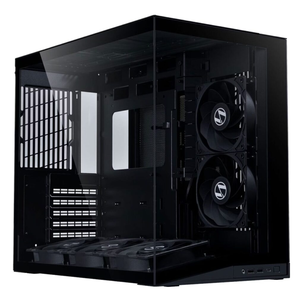 Lian Li O11D Mini V2 FLOW BLACK - ATX PC GAMING CASE - 5x FANS - IMPROVED AIRFLOW - GPU SUPPORT BRAC