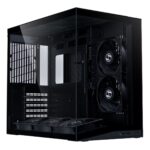 Lian Li O11D Mini V2 FLOW BLACK - ATX PC GAMING CASE - 5x FANS - IMPROVED AIRFLOW - GPU SUPPORT BRAC