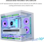 Lian Li O11D Mini V2 WHITE - ATX PC GAMING CASE - IMPROVED AIRFLOW - GPU SUPPORT BRACKET - Image 3