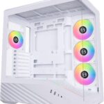 Lian Li Vector V100 White - 4 x 120mm ARGB - LED RGB Strip - Tempered Glass - ATX Case