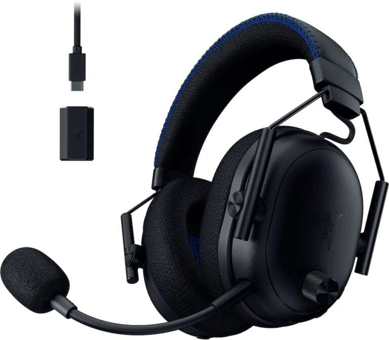 Razer BLACKSHARK V3 PRO PLAYSTATION Black - ANC Wireless Gaming Headset - 48h Bat. -  2.4GHz/BT/USB