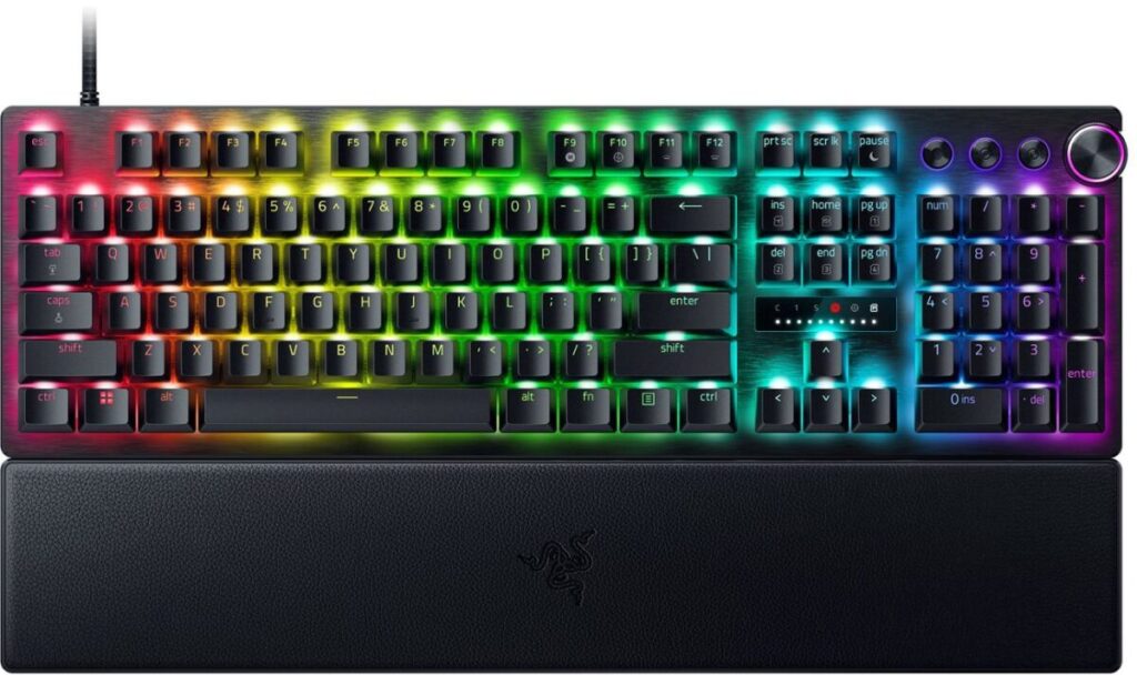 Razer HUNTSMAN V3 PRO 8KHz ANALOG - 8K Polling Rate - RGB Optical Gaming Keyboard - Rapid Trigger