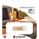 USB Kingston Data Traveller SE9 G3 3.2  128GB Metallic Gold DTSE9G3/128GB - Image 2