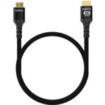 Καλώδιο HDMI Yenkee YCH 130 2.0 4K/60Hz Gold Plated Braided Μαύρο 3m - Image 2