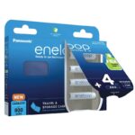 Μπαταρία Επαναφορτιζόμενη Panasonic eneloop BK-3MCDEC4BE 2000mAh mAh size AA Ni-MH 1.2V Τεμ. 4 με κουτί αποθήκευσης - Image 2