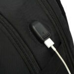 Τσάντα Yenkee YBB 1502 15.6" 20L με 3 Θήκες Αποθήκευσης και Θύρα για Powerbank (46x31x17 cm) Μαύρη - Image 3
