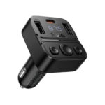 Bluetooth FM Transmitter Hoco E87 Delta 35W με 2xUSB-A και 1xUSB-C PD20W BT v5.4 Υποστηρίζει Αναπαραγωγή Μουσικής απο USB και Απάντηση Κλήσεων