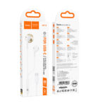 Hands Free Hoco M115 Sagacious USB-C Universal Earphones Hi-Fi Stereo με Μικρόφωνο Λευκά 1.2m - Image 2