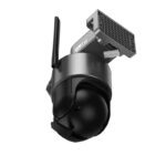 Εξωτερική Wi-Fi Κάμερα Ασφαλείας Hoco DI76 Feather Solar Powered FullHD IP65 355° Διπλή Κάμερα με Έγχρωμη  Νυχτερινή Όραση Αμφίδρομη Ενδοεπικοινωνία και Ανίχνευση Κίνησης - Image 2