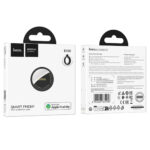 Hoco Tag E100 Anti-Lost Device Μόνο για iOS Συμβατό με Apple Find My Network με Προστατευτική Θήκη με Υποδοχή για Λουράκι Μαύρο - Image 2