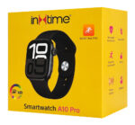 INTIME smartwatch A10 Pro με 2x λουράκια, heart rate, 2.04" AMOLED, IP65, μαύρο - Image 6