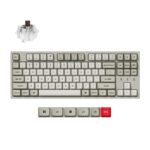 Keychron C1 Pro (C1PX-M3) QMK/VIA Mechanical Brown Sw. - 8K Polling Rate Hot Swap. 80% US Retro RGB