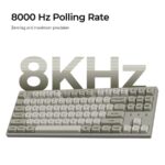 Keychron C1 Pro (C1PX-M1) QMK/VIA Mechanical Red Switch - 8K Polling Rate Hot Swap.80% US Retro RGB - Image 3