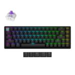 Keychron K6 HE (K6H-J1) Shine-Through Wireless Magnetic Hall Effect RGB Keyboard 65% US Layout