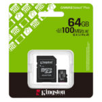 Microsd Kingston 64GB Canvas Select Plus Gen3 100mb/s A1 Card + Adapter - Image 2