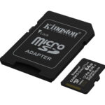 Microsd Kingston 64GB Canvas Select Plus Gen3 100mb/s A1 Card + Adapter