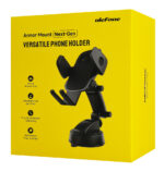 ULEFONE βάση smartphone αυτοκινήτου UAN16 για ταμπλό, μαύρη - Image 3