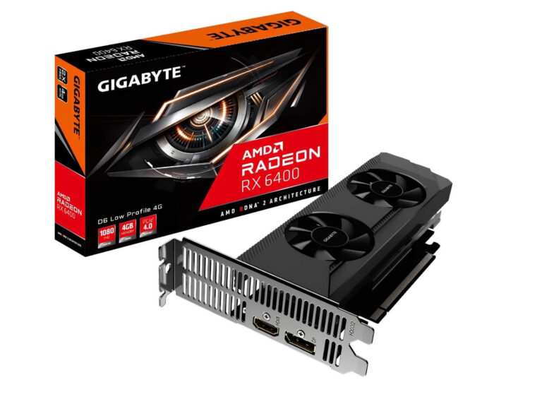 VGA AMD Gigabyte RX 6400 4GB D6 LP 3y