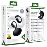 Wireless Earphones Hands Free Acefast FA005 TWS Ultra Thin v5.4 400mAh 20hr Λειτουργίας ENC IPX4 Μαύρα - Image 2